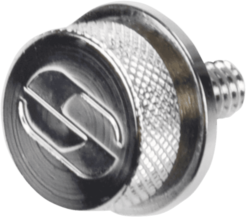 SADDLEMEN 0820-0081 1/4"-20 Seat Knob - Chrome