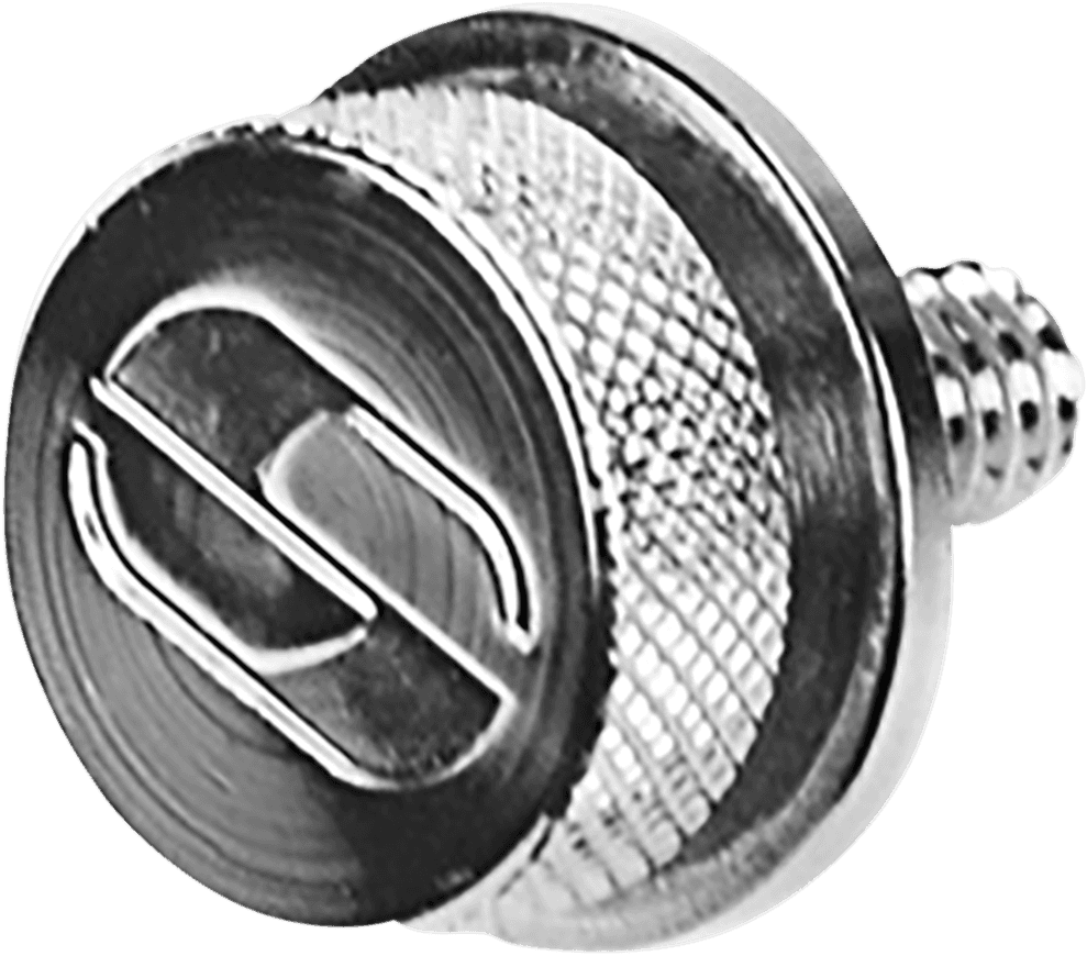 SADDLEMEN 0820-0117 1/4"-28 Seat Knob - Chrome