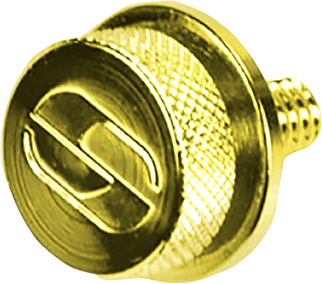 SADDLEMEN 0820-0122 1/4"-20 Seat Knob - Gold — image 2 of 2