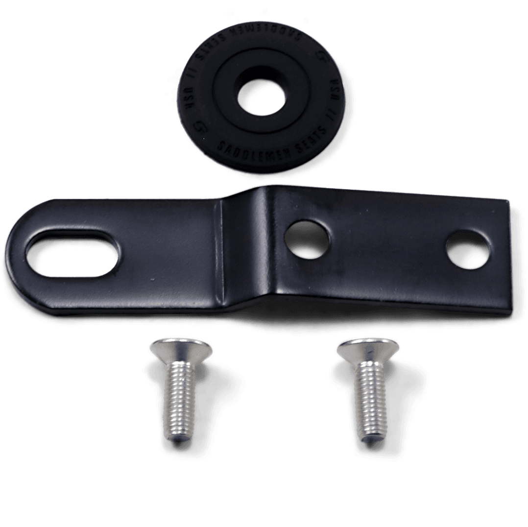 SADDLEMEN 0820-0125 Seat Bracket - Black - 1/4"-28