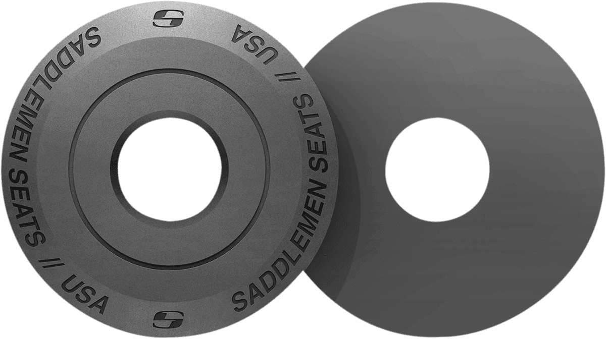 SADDLEMEN 0820-0128 Fender Seat Washer - Gray