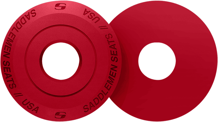 SADDLEMEN 0820-0130 Fender Seat Washer - Red