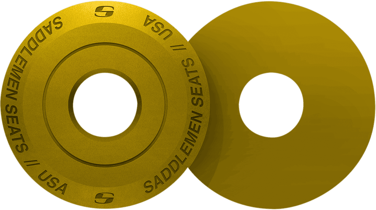 SADDLEMEN 0820-0131 Fender Seat Washer - Gold