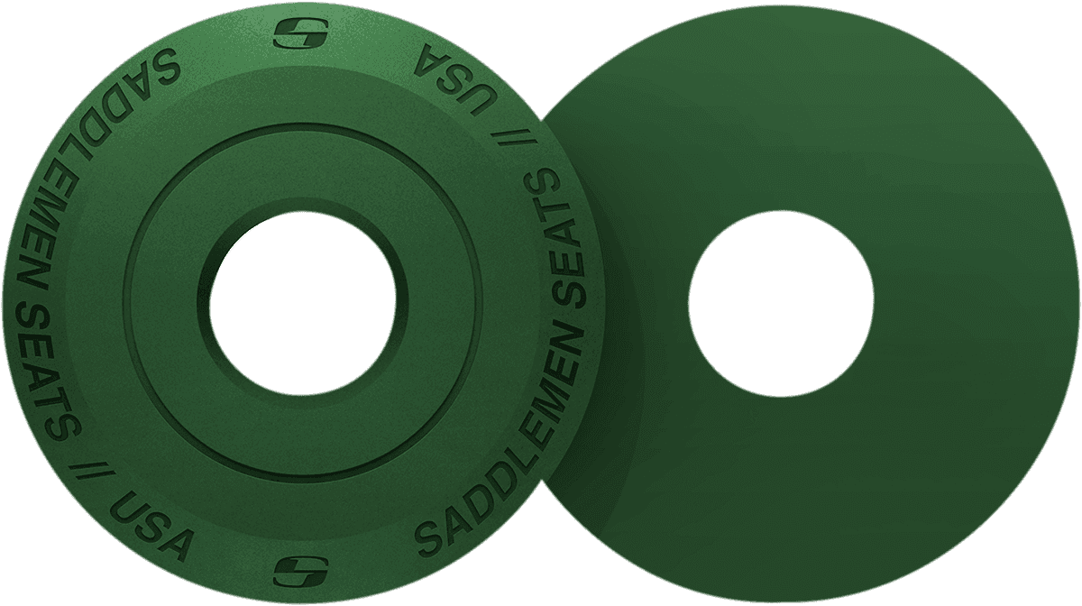 SADDLEMEN 0820-0132 Fender Seat Washer - Dark Green