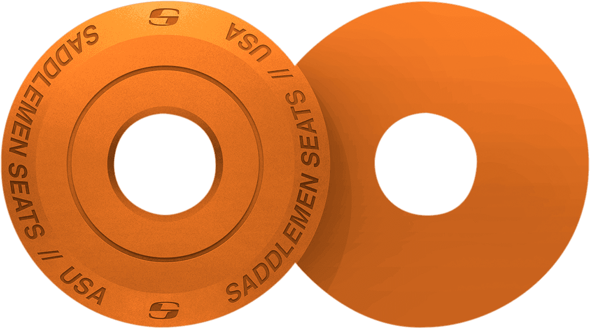 SADDLEMEN 0820-0134 Fender Seat Washer - Orange