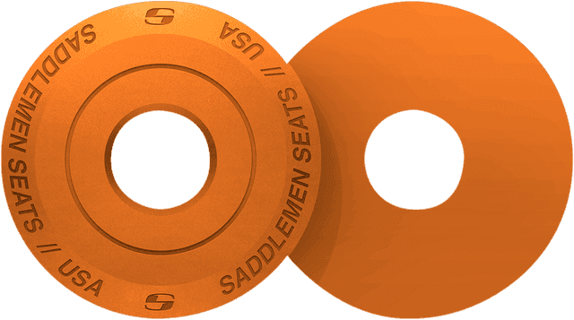 SADDLEMEN 0820-0134 Fender Seat Washer - Orange