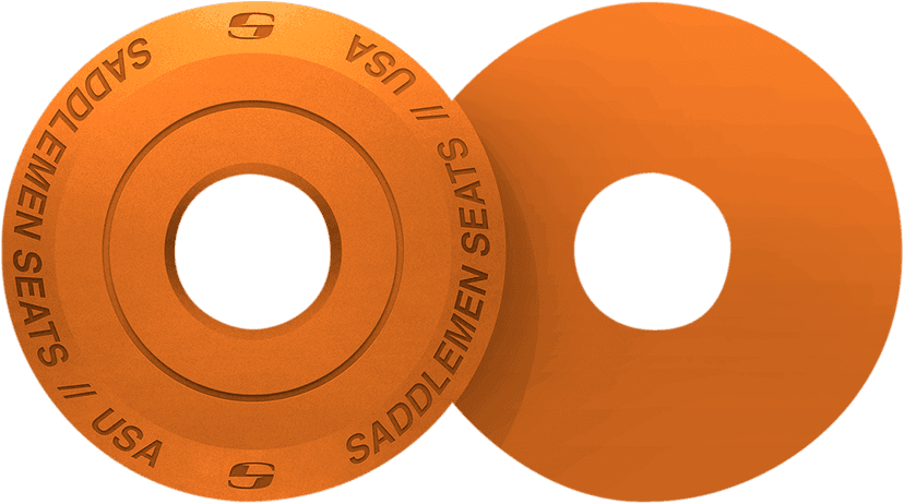 SADDLEMEN 0820-0134 Fender Seat Washer - Orange