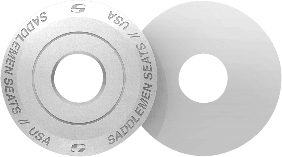 SADDLEMEN 0820-0135 Fender Seat Washer - White