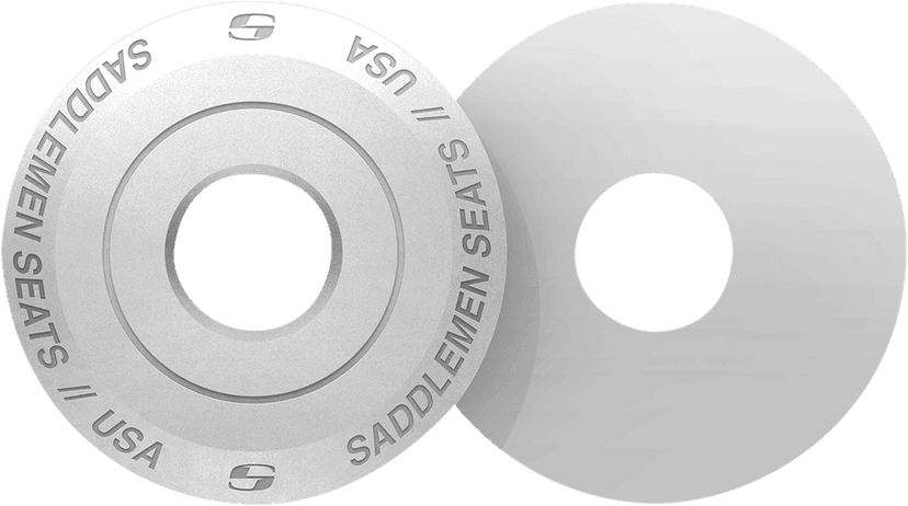 SADDLEMEN 0820-0135 Fender Seat Washer - White