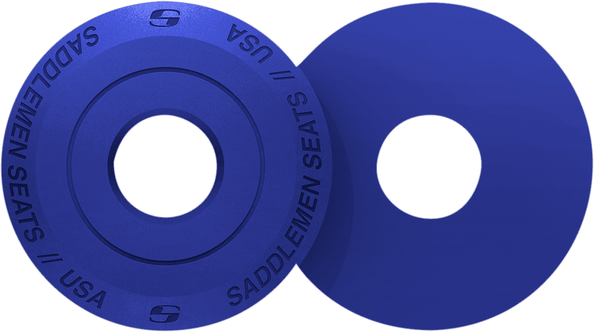 SADDLEMEN 0820-0136 Fender Seat Washer - Blue