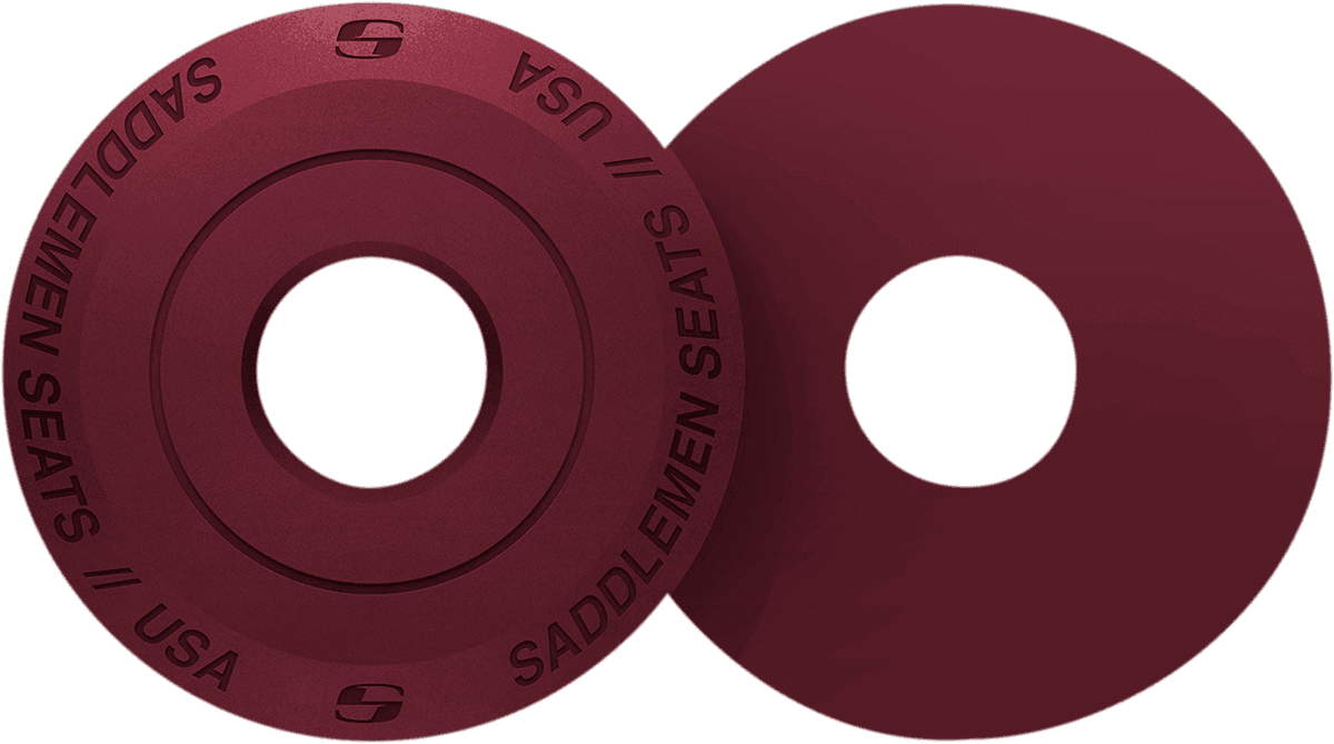 SADDLEMEN 0820-0139 Fender Seat Washer - Burgundy