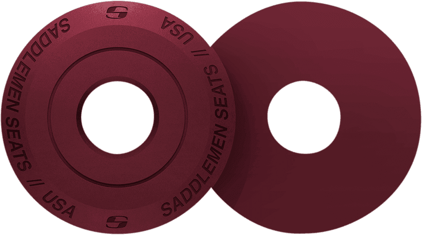 SADDLEMEN 0820-0139 Fender Seat Washer - Burgundy