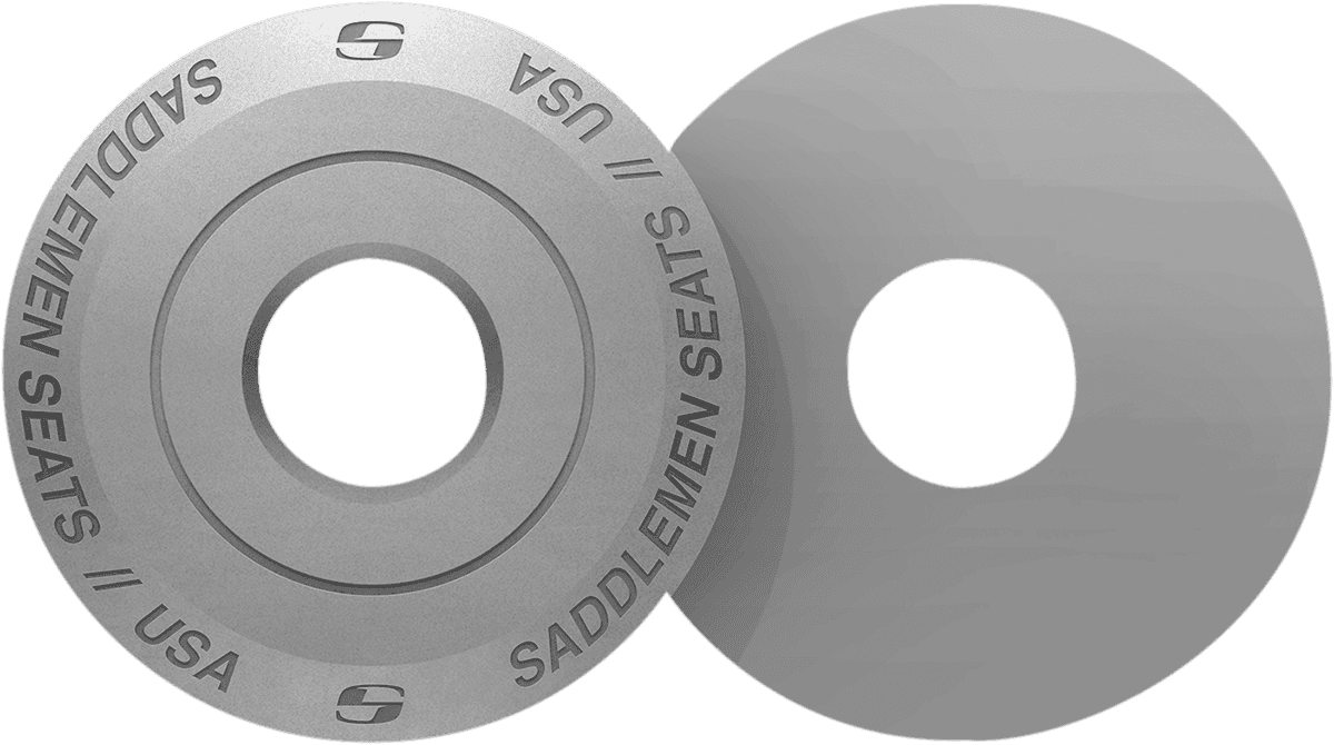 SADDLEMEN 0820-0140 Fender Seat Washer - Silver