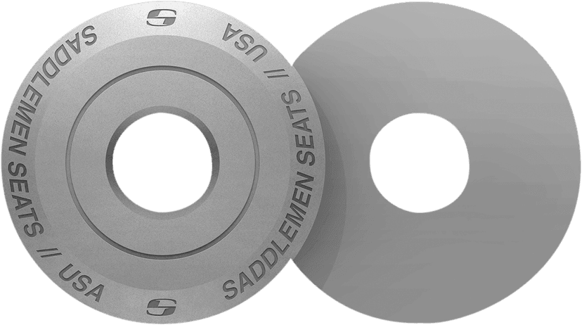 SADDLEMEN 0820-0140 Fender Seat Washer - Silver