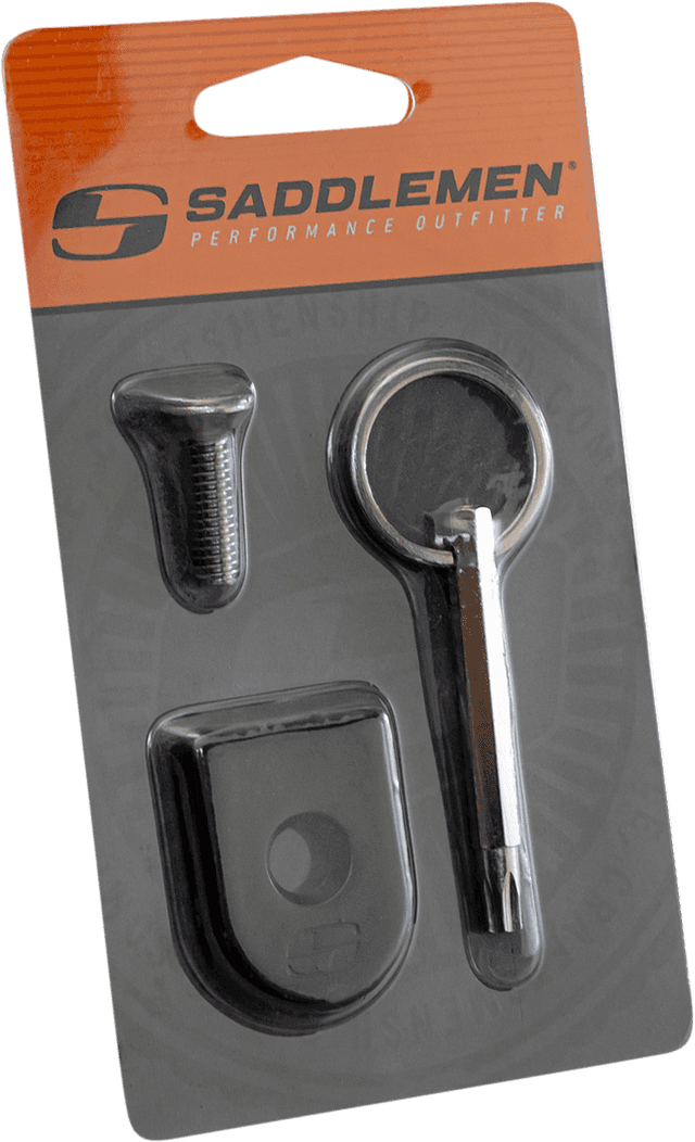 SADDLEMEN 0820-0153 Security Seat Screw - Black — image 2 of 3