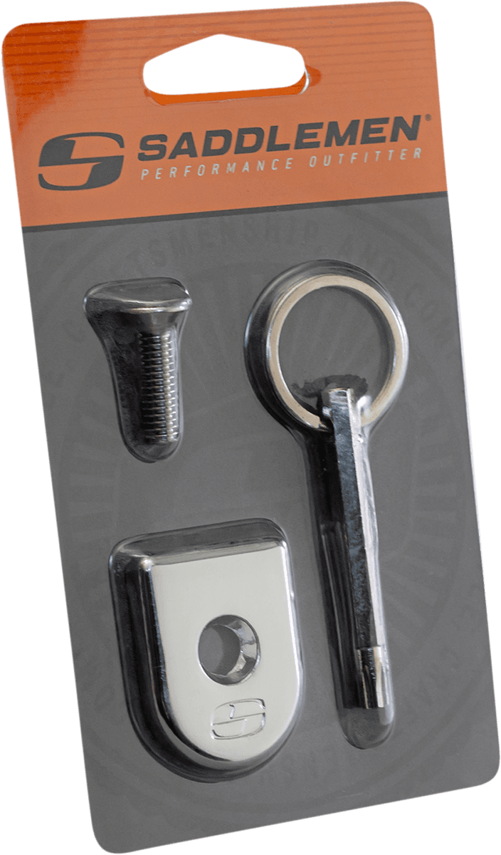 SADDLEMEN 0820-0154 Security Seat Screw - Chrome