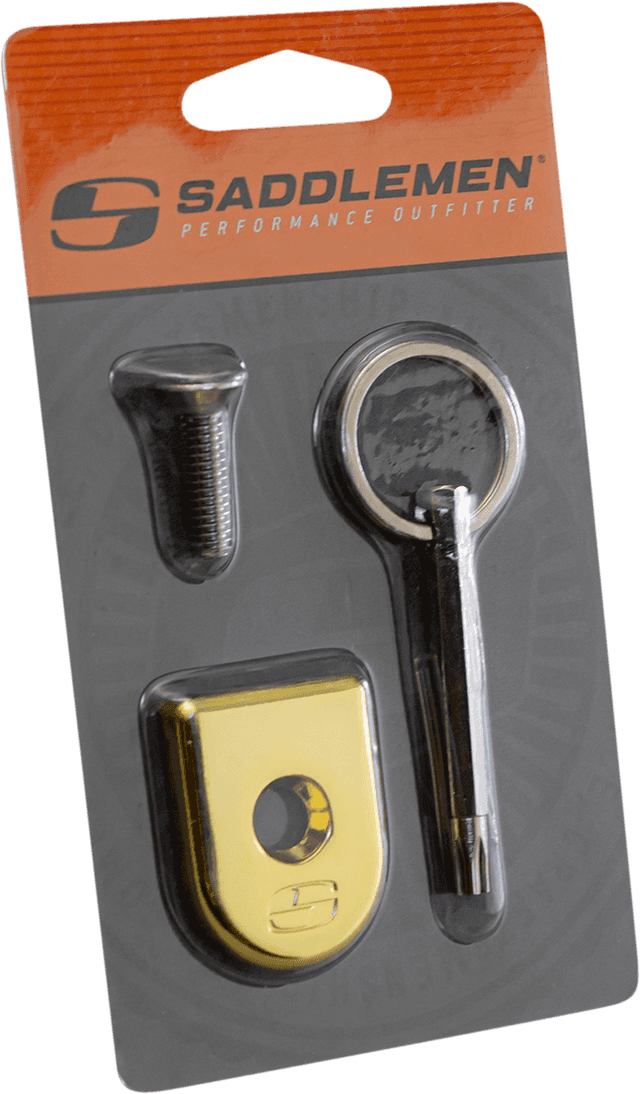 SADDLEMEN 0820-0155 Security Seat Screw - Golden — image 2 of 3