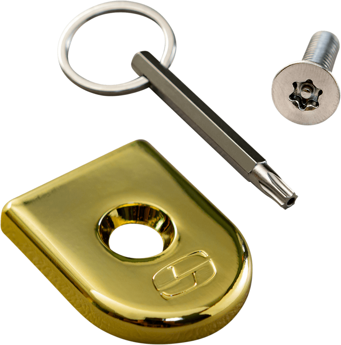 SADDLEMEN 0820-0155 Security Seat Screw - Golden