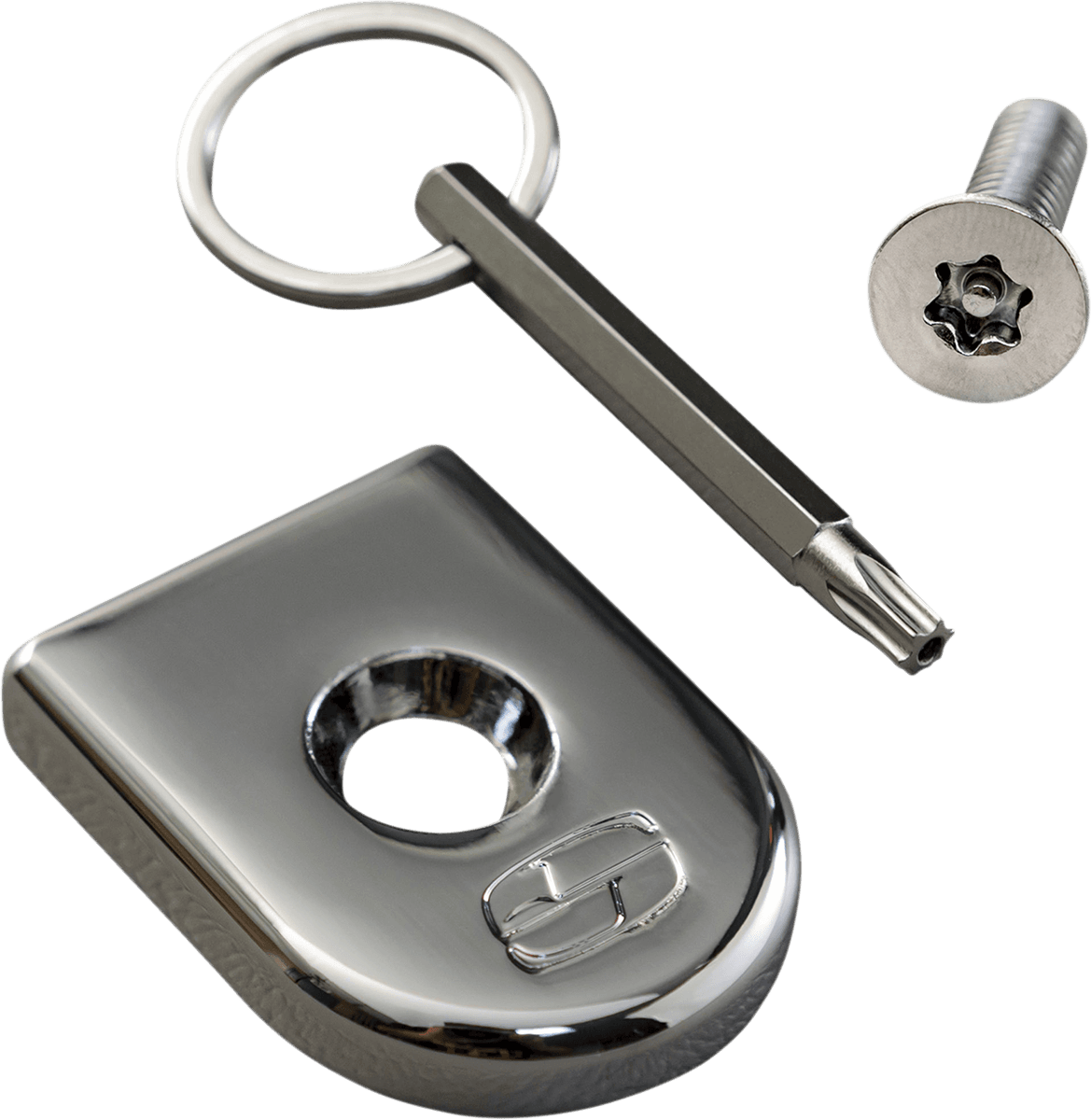 SADDLEMEN 0820-0162 Security Seat Screw - Chrome