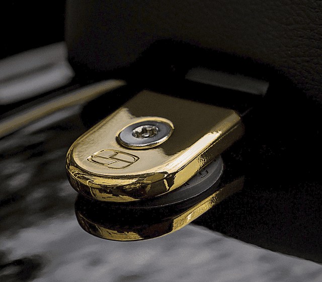 SADDLEMEN 0820-0163 Security Seat Screw - Golden — image 3 of 3