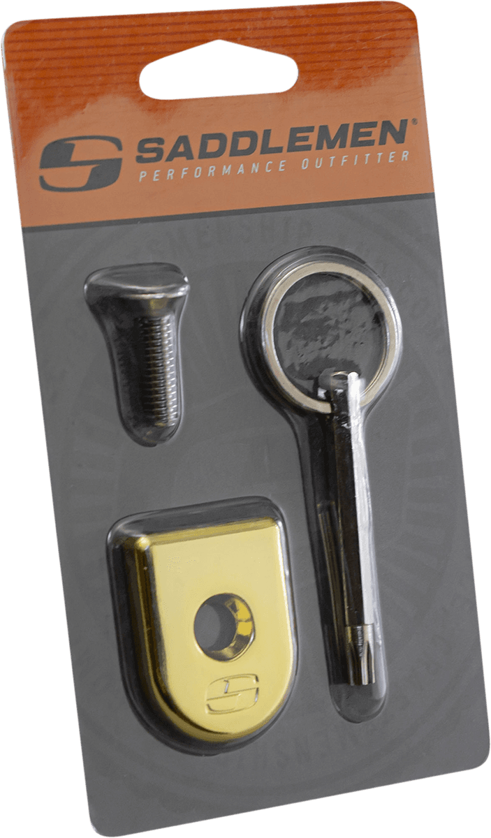SADDLEMEN 0820-0163 Security Seat Screw - Golden — image 2 of 3