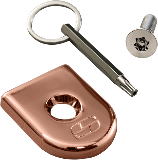 SADDLEMEN 0820-0165 Security Seat Screw - Rose Gold — image 1 of 3