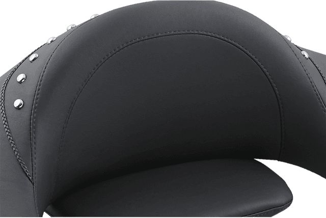 MUSTANG 0822-0107 Passenger Pad with Armrests - Studded - FLT/FLHT — image 3 of 3