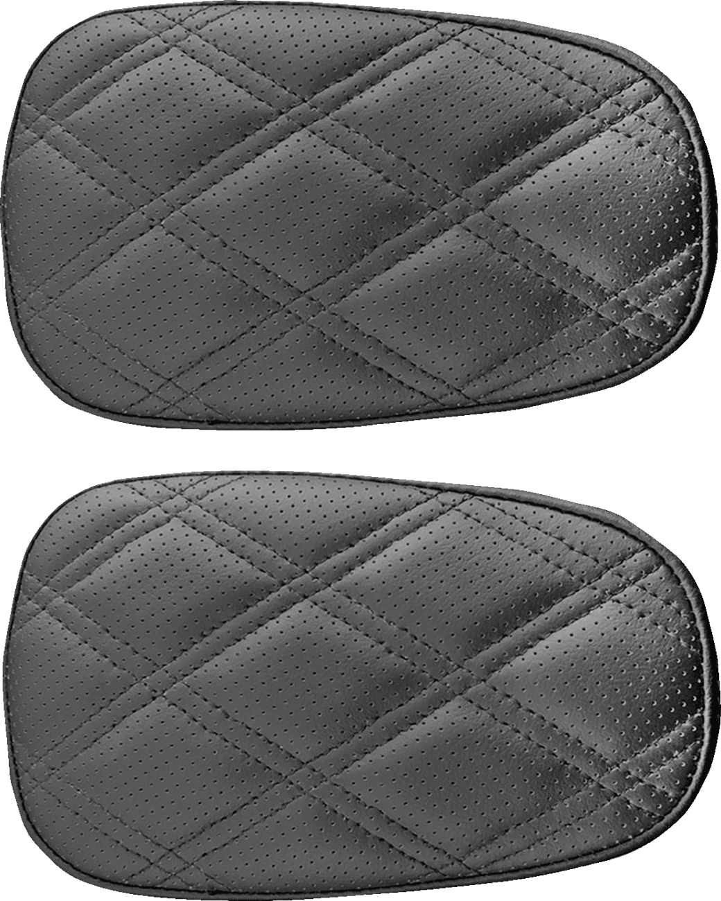 SADDLEMEN 0822-0305 Roadsofa™ Armrest Pad Covers - Lattice Stitch - FLH/FLT '09-'16