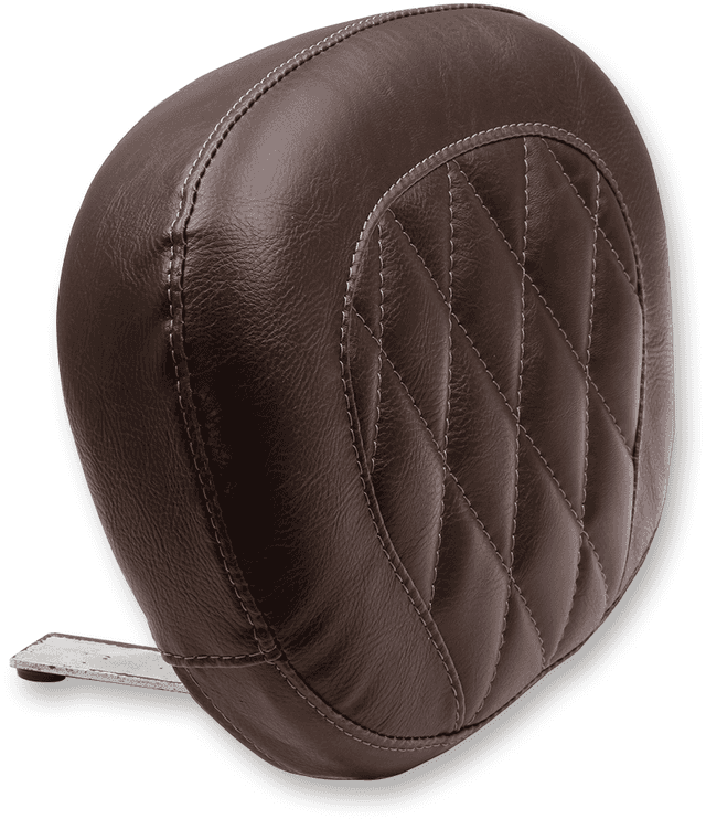 MUSTANG 0822-0313 Sissy Bar Pad - Brown - Diamond - FXS/FLS '11-'17