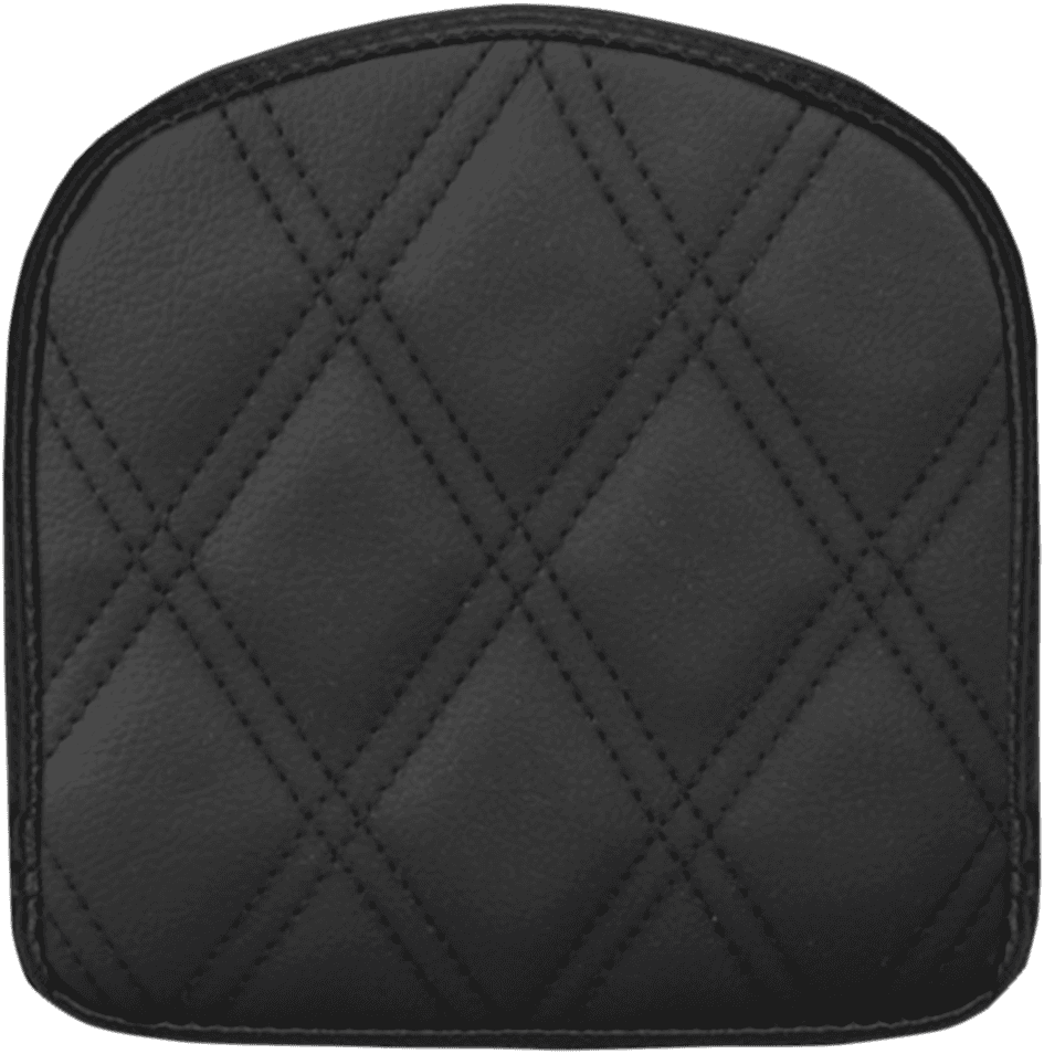 SADDLEMEN 0822-0325 Sissy Bar Pad - Lattice Stitched - Black - Universal