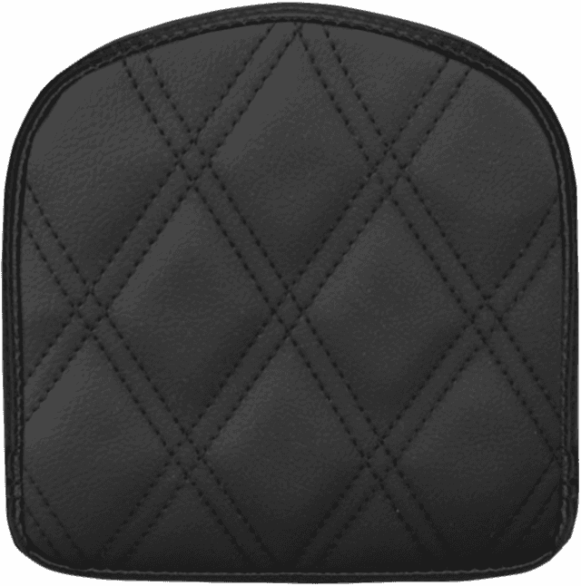 SADDLEMEN 0822-0325 Sissy Bar Pad - Lattice Stitched - Black - Universal