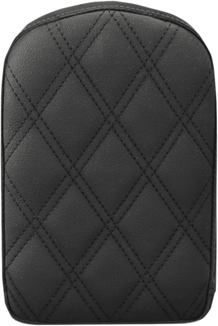 SADDLEMEN 0822-0326 Sissy Bar Pad - Lattice Stitched - Black - Universal