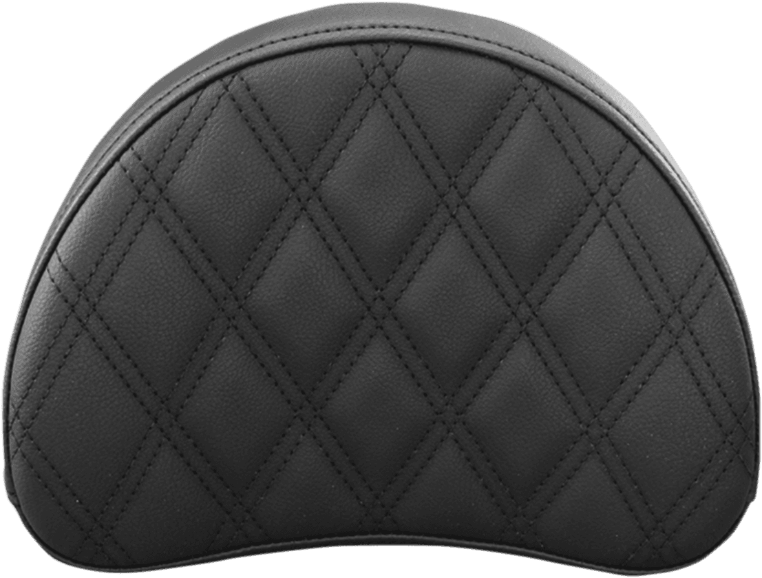 SADDLEMEN 0822-0327 Sissy Bar Pad - Lattice Stitched - Black - Universal