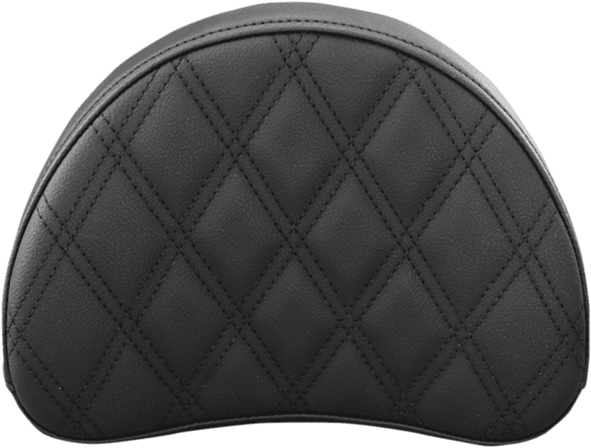 SADDLEMEN 0822-0327 Sissy Bar Pad - Lattice Stitched - Black - Universal