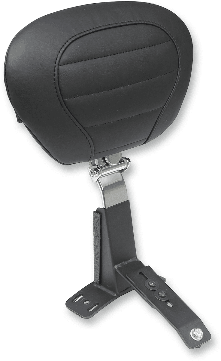 MUSTANG 0822-0334 Driver Backrest - Deluxe - FLHR/FLHX '99-'07