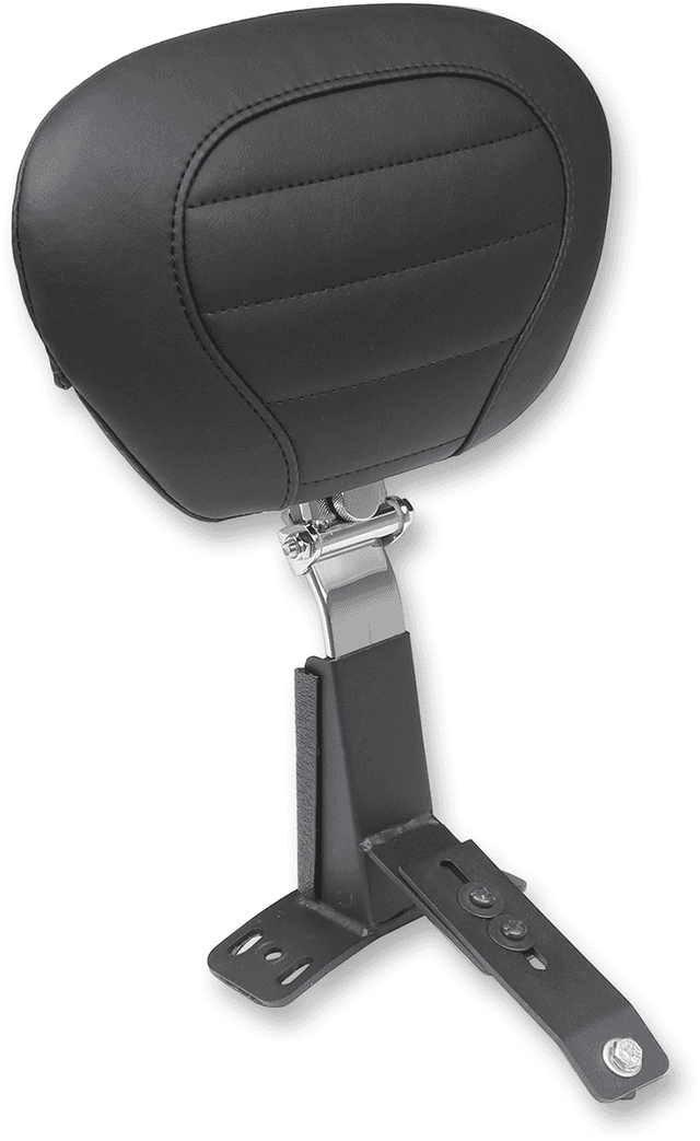 MUSTANG 0822-0334 Driver Backrest - Deluxe - FLHR/FLHX '99-'07