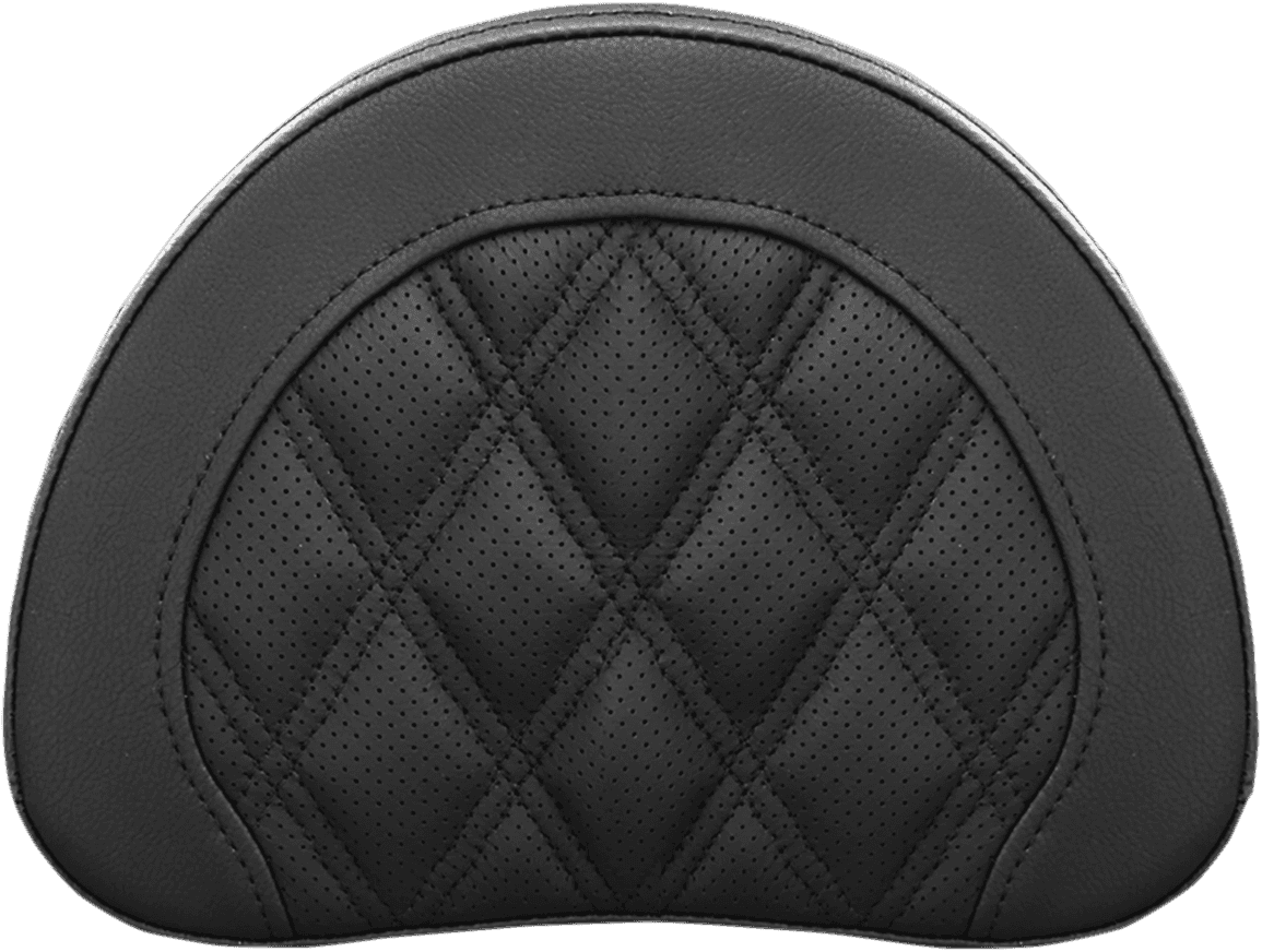 SADDLEMEN 0822-0337 Sissy Bar Pad - Lattice Stitched - Black - Universal
