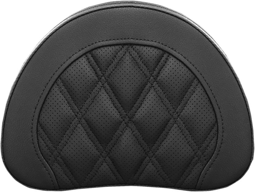 SADDLEMEN 0822-0337 Sissy Bar Pad - Lattice Stitched - Black - Universal
