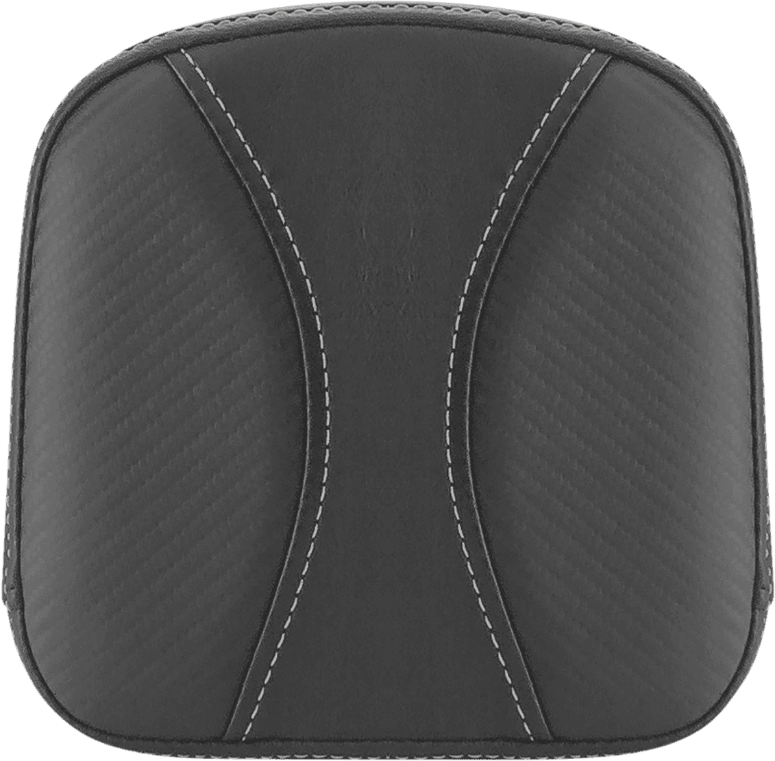 SADDLEMEN 0822-0469 Sissy Bar Pad - Contoured - Black - FL/FX '97-'23