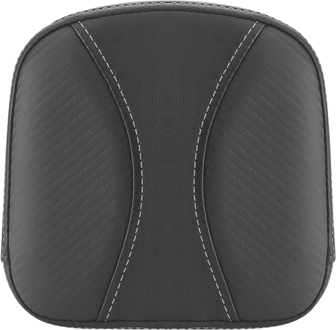 SADDLEMEN 0822-0469 Sissy Bar Pad - Contoured - Black - FL/FX '97-'23