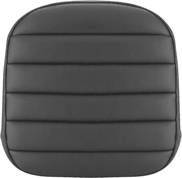 SADDLEMEN 0822-0472 Sissy Bar Pad - Tuck-n-Roll - Black - FL/FX '97-'23