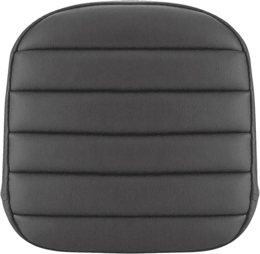 SADDLEMEN 0822-0472 Sissy Bar Pad - Tuck-n-Roll - Black - FL/FX '97-'23