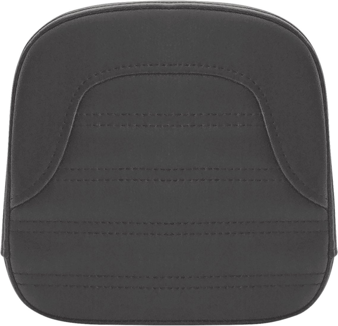 SADDLEMEN 0822-0473 Sissy Bar Pad - Roll & Pleat - Black - FL/FX '97-'23