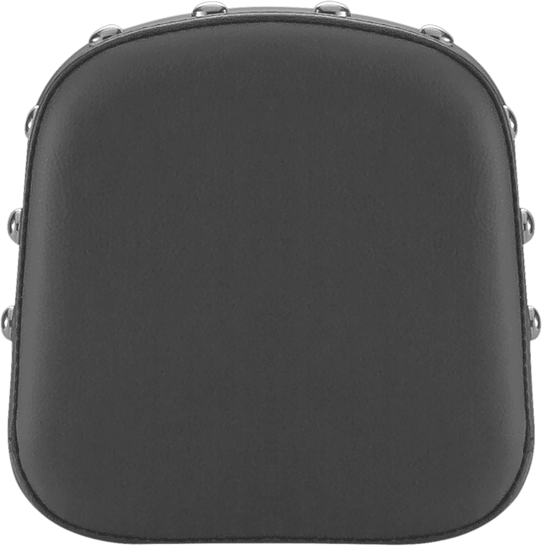 SADDLEMEN 0822-0476 Sissy Bar Pad - Smooth - Black - Studded - FL/FX '97-'23