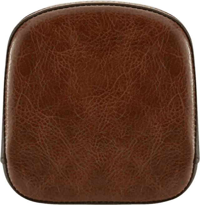SADDLEMEN 0822-0477 Tall Sissy Bar Pad - Lariat - Distressed - Brown - FL '99-'23