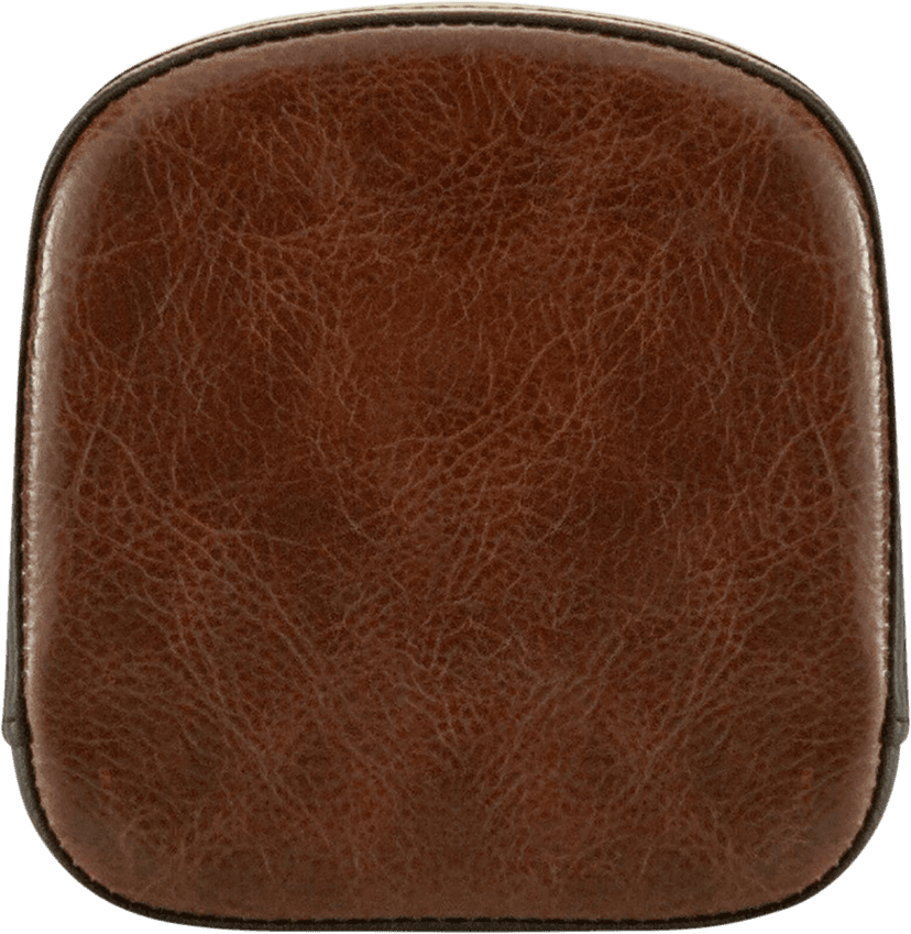 SADDLEMEN 0822-0477 Tall Sissy Bar Pad - Lariat - Distressed - Brown - FL '99-'23