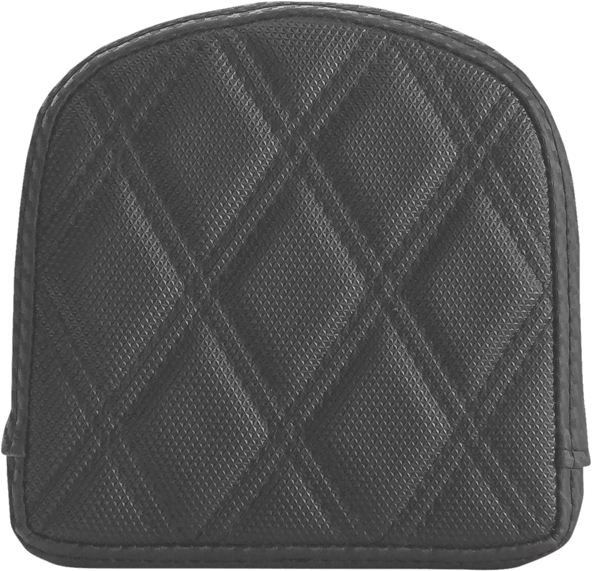 SADDLEMEN 0822-0481 Sissy Bar Pad - Lattice Stitched - Black - Universal