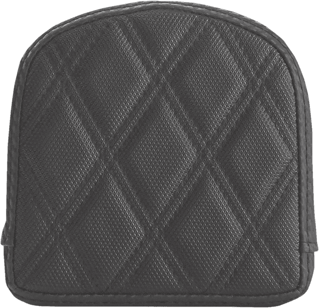 SADDLEMEN 0822-0481 Sissy Bar Pad - Lattice Stitched - Black - Universal