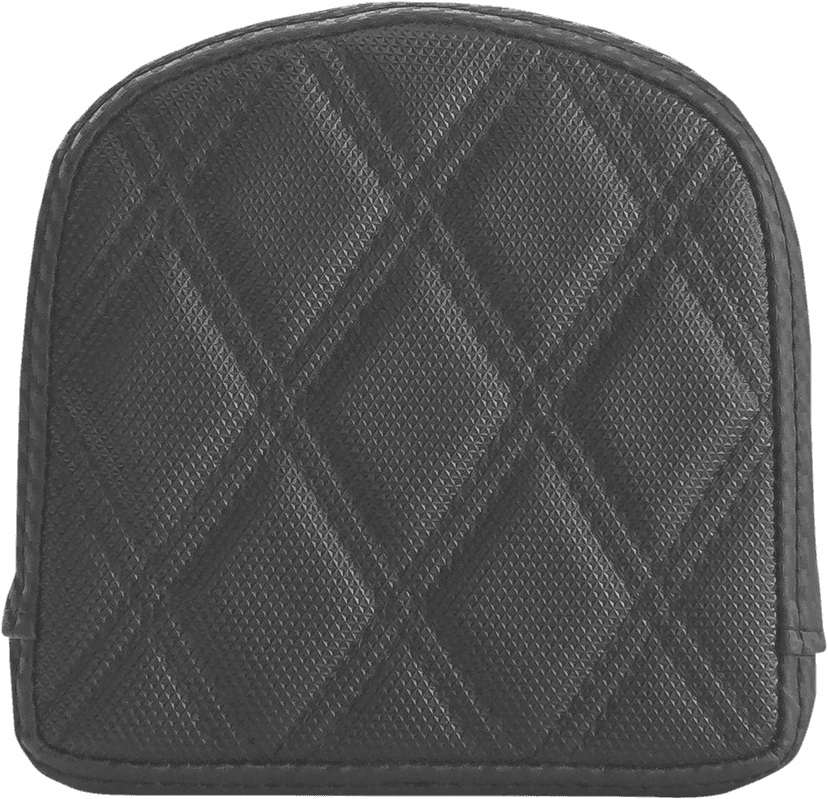 SADDLEMEN 0822-0481 Sissy Bar Pad - Lattice Stitched - Black - Universal