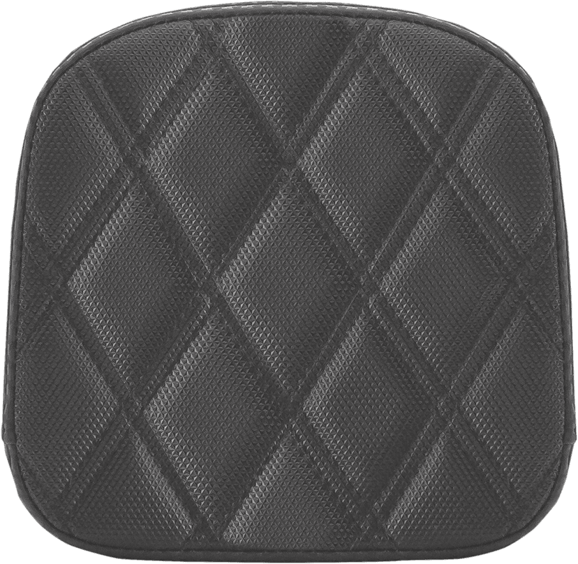 SADDLEMEN 0822-0482 Sissy Bar Pad - Lattice Stitched - Black - Universal